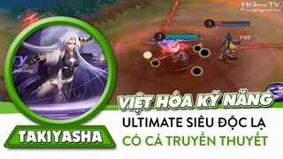 Việt hóa skill Takiyasha Hime - Lang Dạ Xoa Cơ, ultimate độc lạ nhất quả đất, truyền thuyết tiểu sử