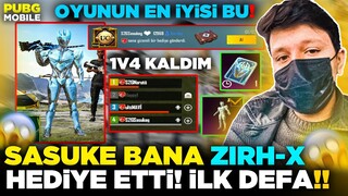 SASUKE BUZ DİYARI ZIRH-X HEDİYE ETTİ!! 😱 OYUNUN EN İYİ SETİ!? Pubg Mobile