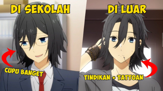 DISEKOLAH CUPU TAPI DI LUAR JADI BERANDALAN | Alur Cerita Anime Horimiya