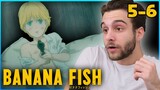 Is this the SADDEST Backstory?! | Banana Fish Episode 5 and 6 Blind Reaction