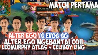 GAME PENENTUAN DEG DEG AN PARAH. ALTER EGO VS EVOS SG MATCH 1 MPL INVITATIONAL