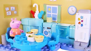 Brooke Peppa Pig Mama Pig's Kitchen Block Toys