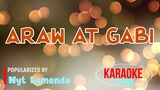 Araw At Gabi - Nyt Lumenda | Karaoke Version |HQ 🎼📀▶️