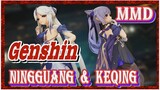 [Genshin, MMD] Ningguang & Keqing, tarian grup perempuan yang keren
