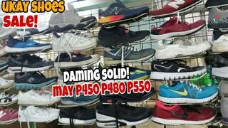 UKAY SALE!lahat bagsak presyo dito!ukay shoes anonas part 2 daming solid