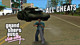 GTA Vice City All Cheats