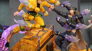 Jotaro vs Dio famous scene Eat my steamroller!!!