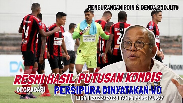 RESMI😭 KOMDIS PSSI HUKUM BERAT PERSIPURA, MANGKIR SAAT LAWAN MADURA UNITED