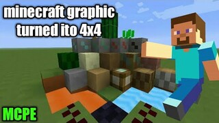 Minecraft 4x4 texture pack|MCPE|Please Subscribe