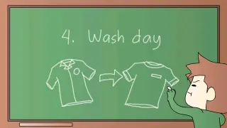 College Life Part 1 (Wash Day) | Pinoy Animation