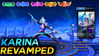 NEW UPDATE : KARINA REVAMPED | NEW VOICELINES | NEW HERO PHOVEOUS | NEW SKIN LABELS | MLBB