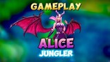 GAMEPLAY ALICE JUNGLER 🙌✍️ #contentcreatormlbb #wiamungtzy #alice #jungler