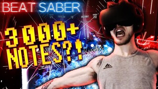 3000+ NOTES!? THIS IS NUTS! | Beat Saber Megamix Expert+ Gameplay