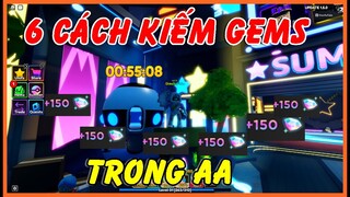 6 Cách Kiếm Gems Trong Tựa Game Anime Adventures | Roblox