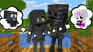 Monster School : Wither Skeleton got a new baby - Funny Minecraft Animation