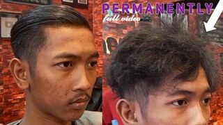 cara meluruskan rambut, pria secara permanen dengan cepat