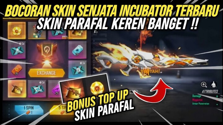 BOCORAN SENJATA INCUBATOR TERBARU❗INCUBATOR FREEFIRE TERBARU BULAN APRIL 2022