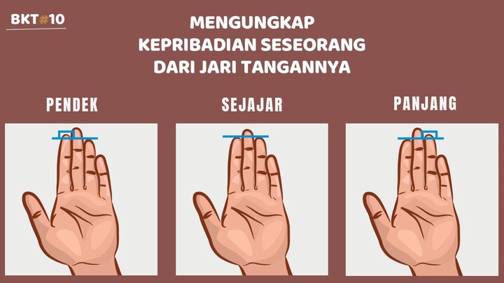 ARTI JARI TANGAN | MEMBACA KARAKTER DAN KEPRIBADIAN DARI BENTUK JARI TANGAN