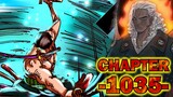 Review Chapter 1035 One Piece - Roronoa Zoro Mengamuk - Pedang Dan Sayap King Terbelah Dua!