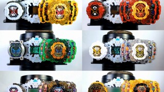 [Tái bản] Hiển thị mặt đồng hồ của tất cả các thành viên trong "Battle of Kings" của Kamen Rider Kin