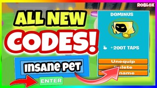 ALL *NEW* CODES OF TAPPING SIMULATOR 2020! Dominus Pet [ROBLOX]