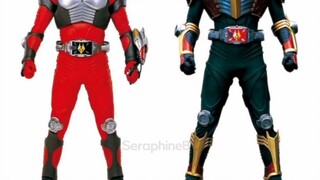 การเปรียบเทียบรูปแบบสุดท้ายและรูปแบบพื้นฐานของ Kuuga-Saber TV