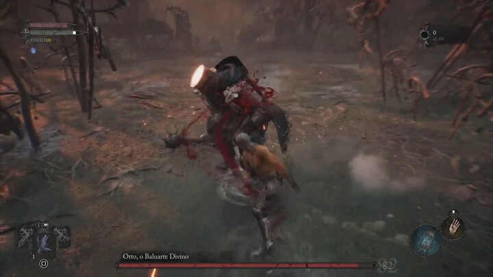 LORDS OF THE FALLEN( 2023) OPENING SCENE+ BOSS FIGHT OTTO O BALUARTE DIVINO (NO DAMAGE)