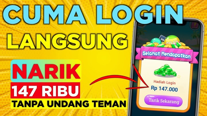 CUMA LOGIN DIBAYAR 147 RIBU ! APLIKASI PENGHASIL UANG l APK PENGHASIL SALDO DANA