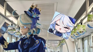 【คิกุรุมิ】ท่านฟุนินะเดินทางด้วยรถไฟใต้ดิน~