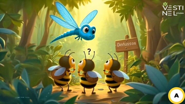 3 Lebah dan Capung Penyelamat
