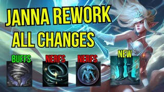 Janna Rework - All Changes | League of Legends