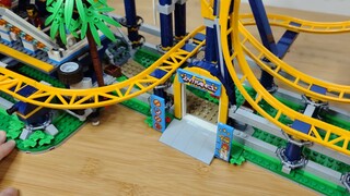 [Cá trong nước linh hồn] Tàu lượn siêu tốc hai vòng LEGO 10303/cùng mẫu với tàu lượn siêu tốc thẳng 