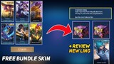 FREE BUNDLE SKIN AND NEW LING SKIN "CLAIM IT" NEW EVENT 2021 MOBILE LEGENDS BANG BANG