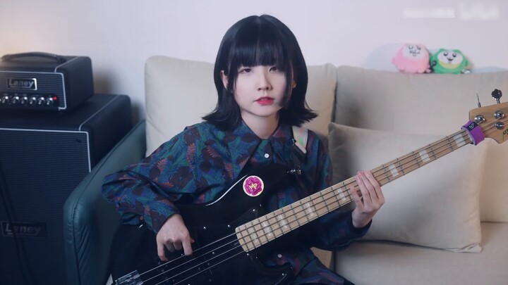 【Bass】Sister Liang memainkan Lonely Rock ED2 カラカラ-EndバンドBocchi the Rock! Bass Cover