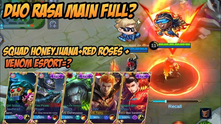 RANK DUO RASA MAIN FULL?TERJUMPE MEMBER SENDIRI🤣 | MLBB MALAYSIA