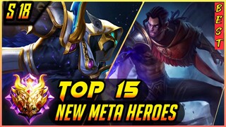 15 NEW META HEROES MOBILE LEGENDS 2020 | Mobile Legends Tier List