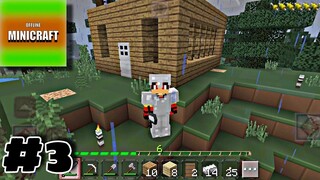 MiniCraft Offline Survival Gameplay Walkthrough Part 3 - Survival House