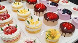 วิดีโอการทำเค้กที่น่าพึงพอใจ เค้ก 5 ชนิด - อาหารเกาหลี ASMR