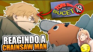 REAGINDO A CHAINSAW MAN - O ANIME DO ANO???!!