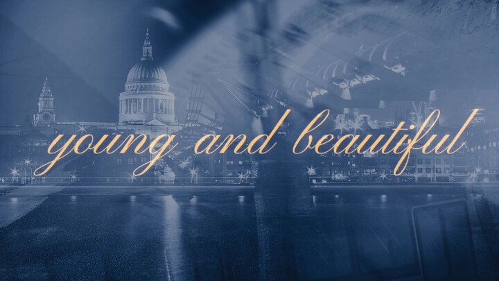 ▷young and beautiful | Dynamic lyrics layout