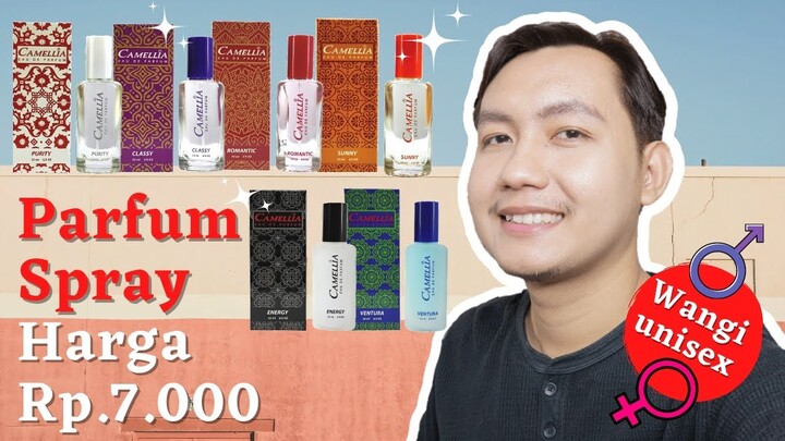 Review Camellia Eau De Parfum ukuran 22 ml Harganya Rp. 7.000 an aja