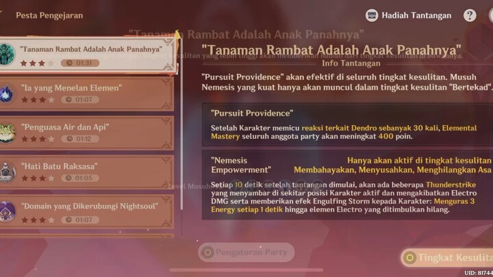 Genshin Impact - Tanaman Rambat Adalah Anak Panahnya