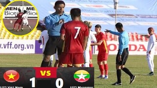 🛑Fan Myanmar vẫn chưa nguôi giận, châm chọc U23 Việt Nam vì pha bóng tranh cãi tại VL U23 Châu Á