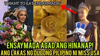 Naghanap Agad ng ENSAYMADA si Miss USA R'Bonney Gabriel Matapos Itong Manalo sa Miss Universe 2022