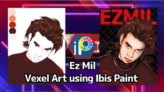 Ez Mil Vexel Art using Ibis Paint