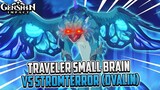 Ketika Small Brain Traveler Nyoba Lawan Stromterror (Dvalin) ~ Genshin Impact Indonesia
