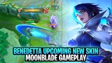 Benedetta Upcoming New Special Skin Moonblade Gameplay | Mobile Legends: Bang Bang