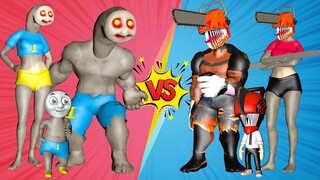 FAMILY CURSED THOMAS VS FAMILY CHAINSAW MAN