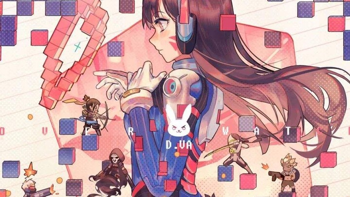 [1080/Ranxiang/Overwatch/CG Mixed Cut] The front is extremely silky! Take you to experience the visu