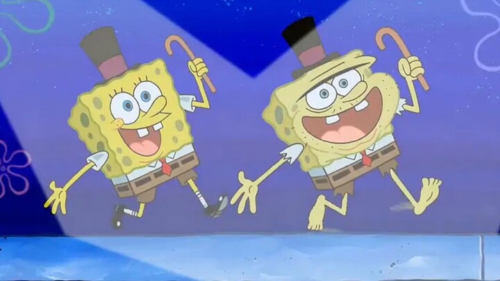 SpongeBob SquarePants and the pirated "SpongeBob SquarePants" performed a duet, and finally got free